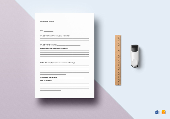 goal templates